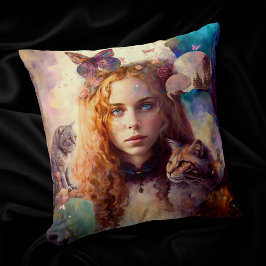 不思議の国のアリス |ドリーお洒落ミー猫好き クッション