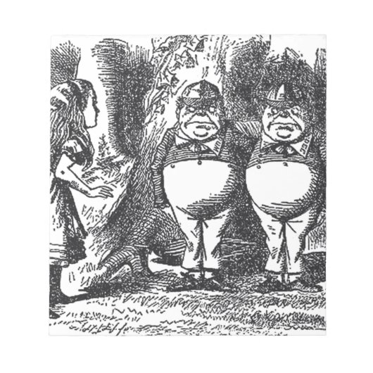 不思議の国のアリス ノートパッド (正面)