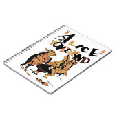 不思議の国のアリス ノートブック (左側)