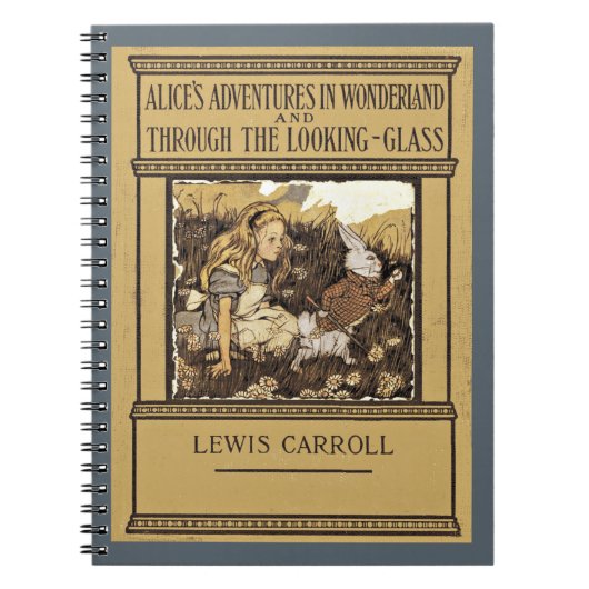 不思議の国のアリス ノートブック (正面)