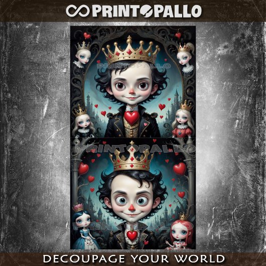 不思議の国のアリス:ハートの王 薄葉紙