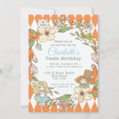 不思議の国のアリス パーソナライズパーティー 招待状 (正面)