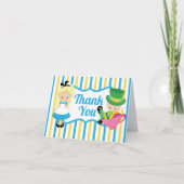 不思議の国のアリス パーティー 可愛い子供向けサンキューカード サンキューカード (正面)