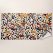 不思議の国のアリス ビーチタオル (正面)