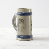 不思議の国のアリス ビールジョッキ (正面左)