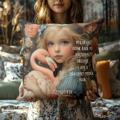 不思議の国のアリス　ピンクのフラミンゴ クッション