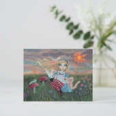 不思議の国のアリス ファンタジーアート ポストカード (スタンド正面)