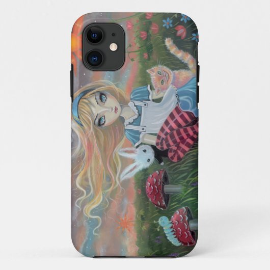 不思議の国のアリス フェアリーテール ファンタジー アート Case-Mate iPhoneケース (裏面)