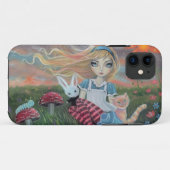 不思議の国のアリス フェアリーテール ファンタジー アート Case-Mate iPhoneケース (裏面(横))