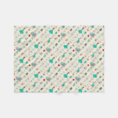 不思議の国のアリス フリースブランケット (正面(横))