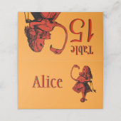 不思議の国のアリス プレイスカード (外部開封)