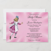 不思議の国のアリス ベビーシャワー 遅刻厳禁 招待状 (裏面)