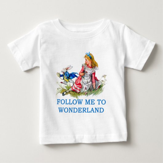 不思議の国のアリス ベビーTシャツ (正面)