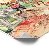 不思議の国のアリス。 ポスター (角)