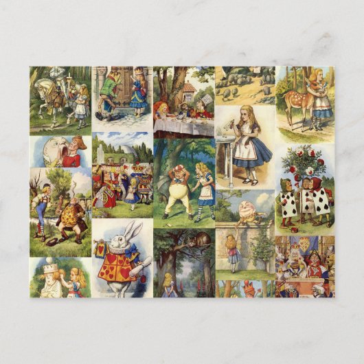 不思議の国のアリス ポストカード (正面)