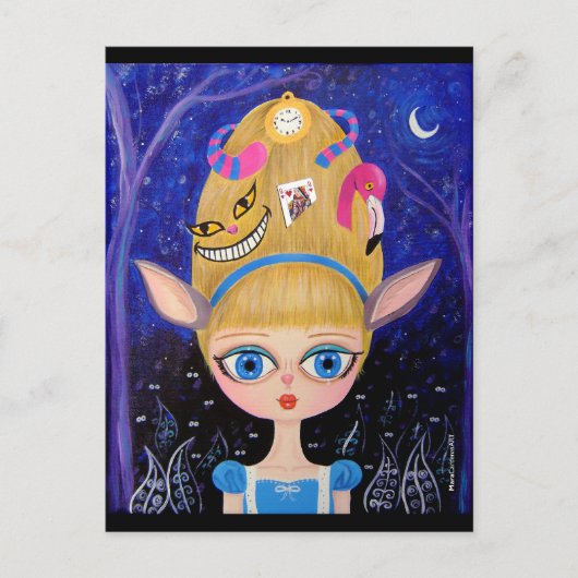 不思議の国のアリス ポストカード (正面)