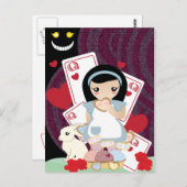 不思議の国のアリス ポストカード (正面/裏面)