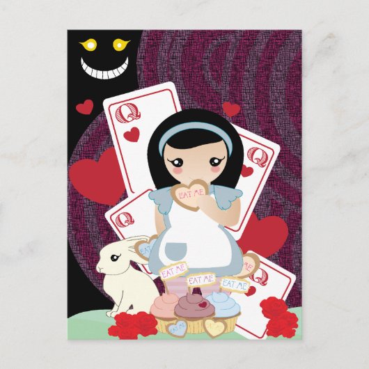 不思議の国のアリス ポストカード (正面)