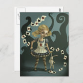 不思議の国のアリス ポストカード (正面/裏面)