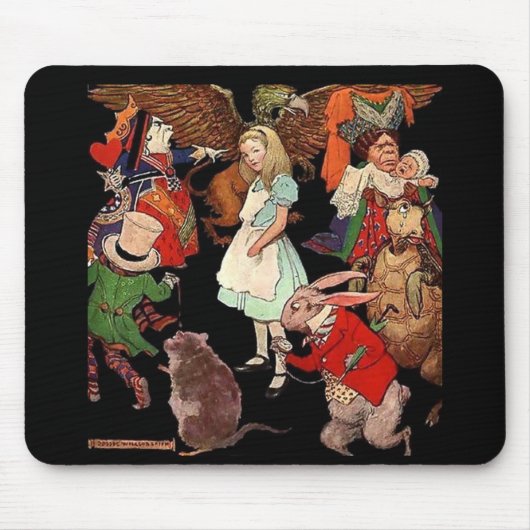 不思議の国のアリス マウスパッド (正面)