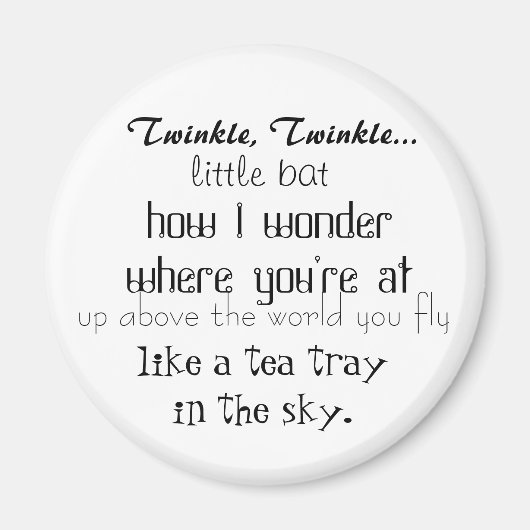 不思議の国のアリス マグネット (正面)