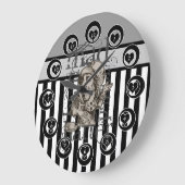 不思議の国のアリス マッドハッター グランジ ラージ壁時計 (傾斜)