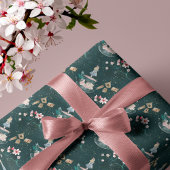 不思議の国のアリス　マッドハッター　コラージュ　デコパージュ ラッピングペーパーシート