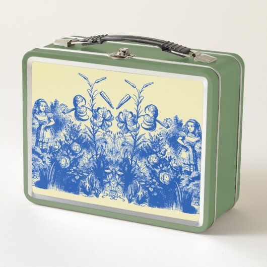 不思議の国のアリス メタルランチボックス (正面)