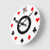 不思議の国のアリス ラウンド壁時計 (傾斜)