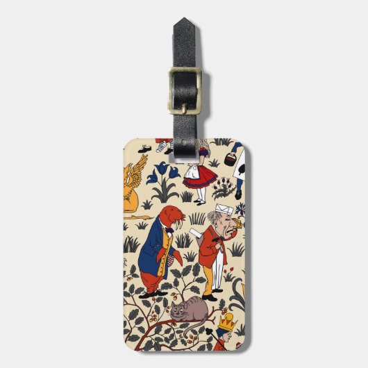 不思議の国のアリス ラゲッジタグ (正面縦)