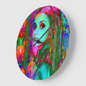 不思議の国のアリス ラージ壁時計 (傾斜)