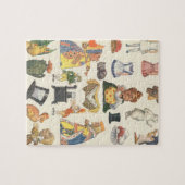 不思議の国のアリス、ヴィンテージビクトリアン紙 ジグソーパズル (横)