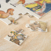 不思議の国のアリス、ヴィンテージビクトリアン紙 ジグソーパズル (側面)