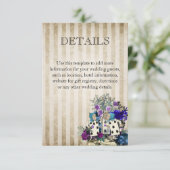 不思議の国のアリス ヴィンテージ ウェディングの詳細 エンクロージャーカード (スタンド正面)