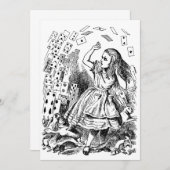 不思議の国のアリス（ヴィンテージ）、飛び散るトランプ (正面/裏面)