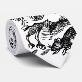 不思議の国のアリス（ヴィンテージ）、飛び散るトランプ ネクタイ (ロール)