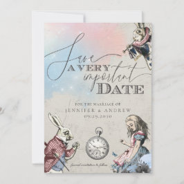 不思議の国のアリス ヴィンテージ Save the Date セーブザデート