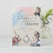 不思議の国のアリス ヴィンテージ Save the Date セーブザデート (スタンド正面)