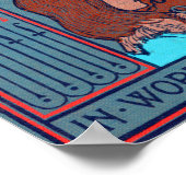 不思議の国のアリス「一字一句」 ポスター (角)