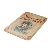 不思議の国のアリス、不機嫌帽子屋。 バスマット (アングル)