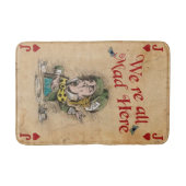 不思議の国のアリス、不機嫌帽子屋。 バスマット (正面)