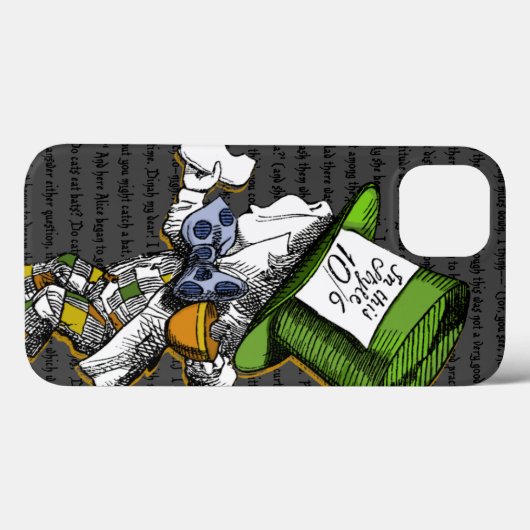 不思議の国のアリス |不機嫌Hatter Case-Mate iPh Case-Mate iPhoneケース (裏面 (横))