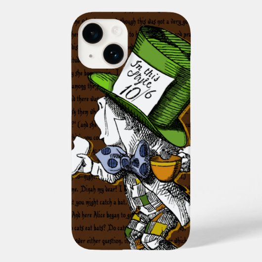 不思議の国のアリス |不機嫌Hatter Case-Mate iPh iPhoneケース (裏面)