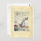 不思議の国のアリス、公爵夫人、ヴィンテージ ポストカード (正面/裏面)