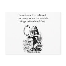 不思議の国のアリス「六つの不可能なこと」