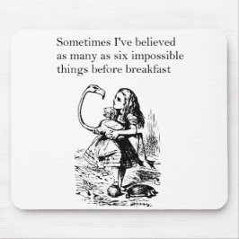 不思議の国のアリス「六つの不可能なこと」 マウスパッド