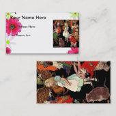 不思議の国のアリス 名刺 (正面/裏面)