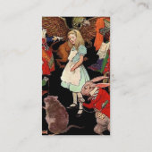 不思議の国のアリス 名刺 (裏面)