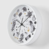 不思議の国のアリス 壁時計 (傾斜)