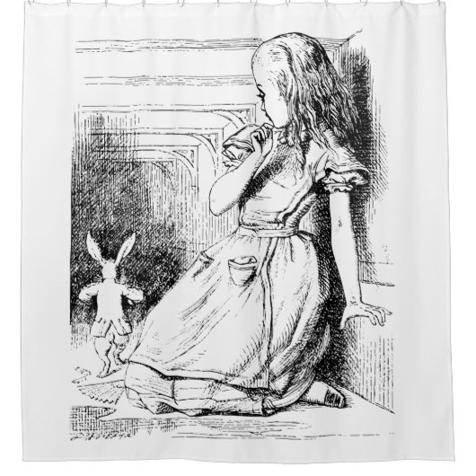 不思議の国のアリス-大きいアリス シャワーカーテン (正面)